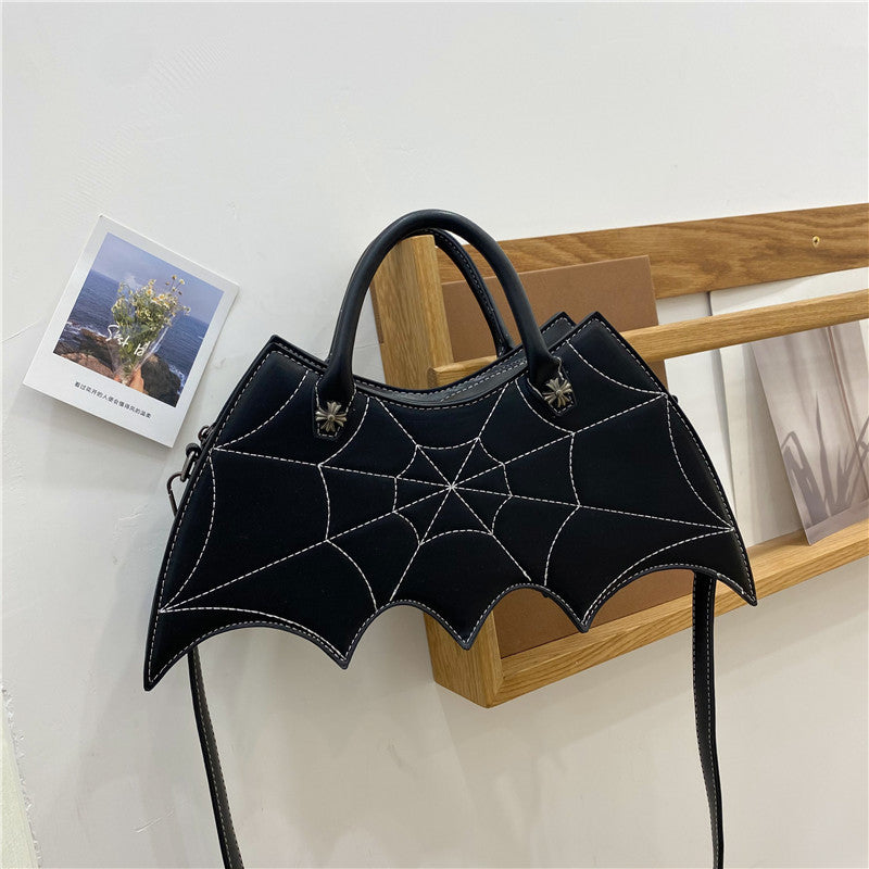 Spider Web Shape Messenger Crossbody Bag