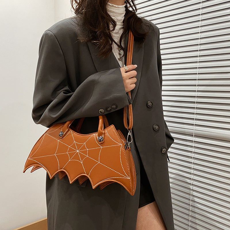 Spider Web Shape Messenger Crossbody Bag