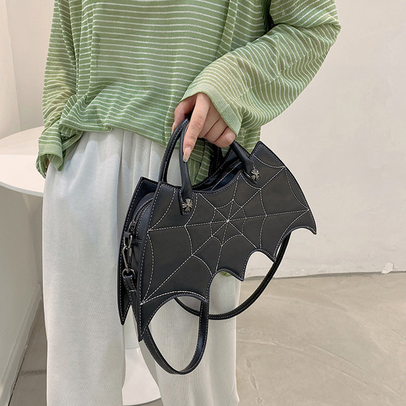 Spider Web Shape Messenger Crossbody Bag