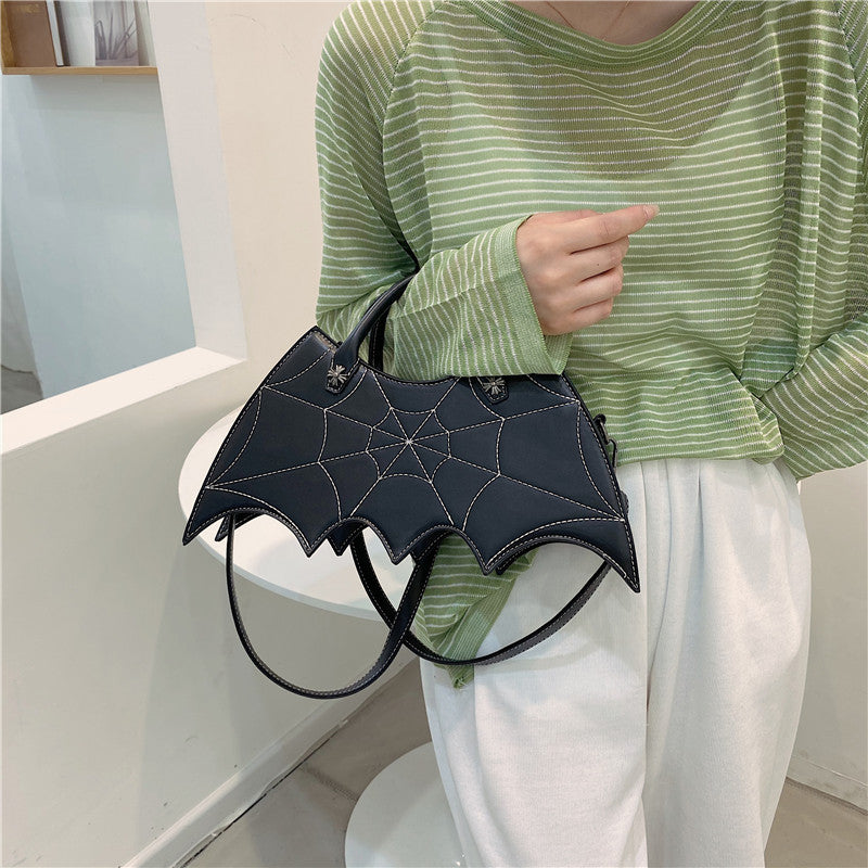 Spider Web Shape Messenger Crossbody Bag