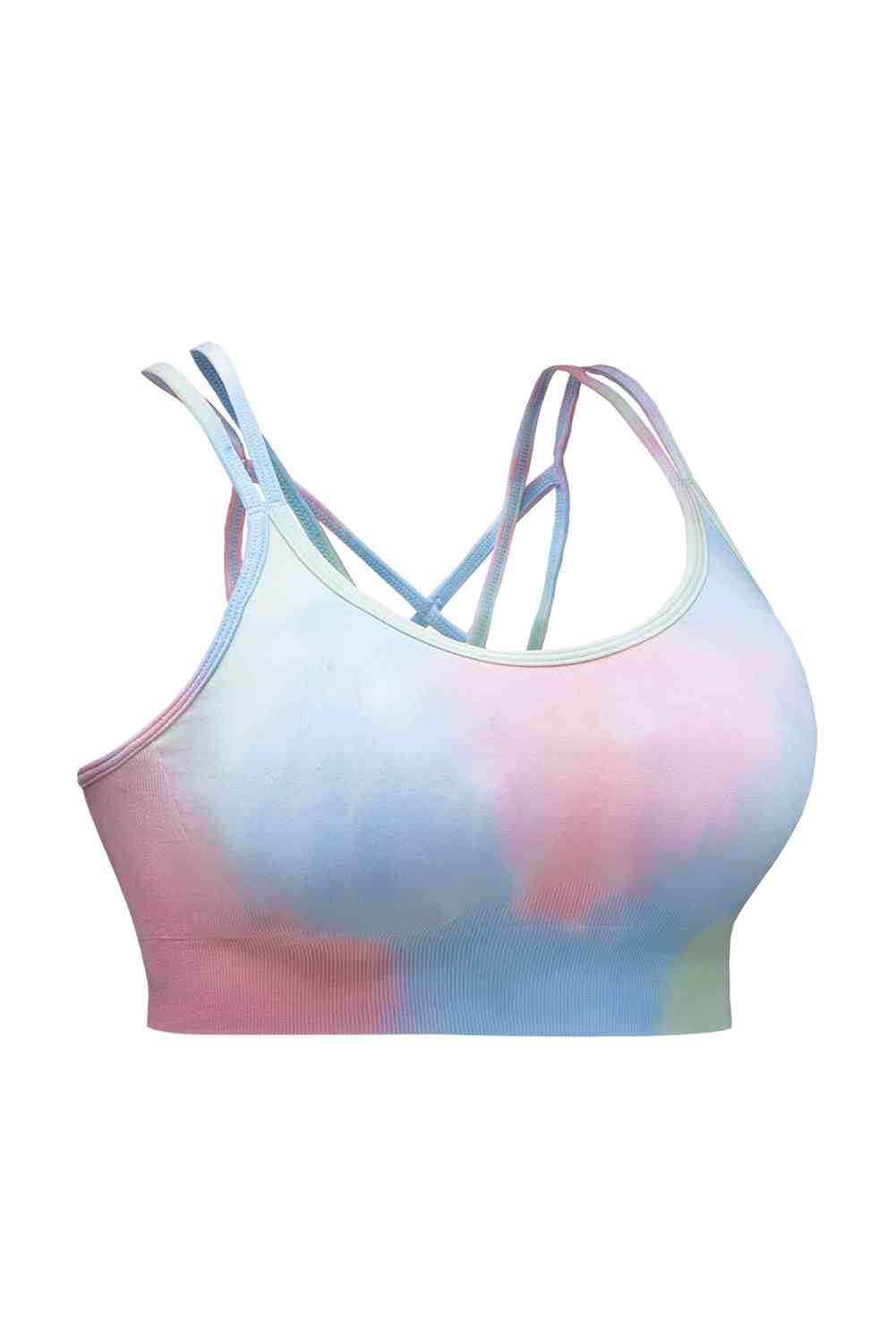 Tie-Dye  Double-Strap Sports Top