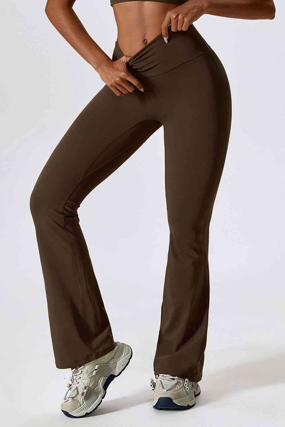 Wide Waistband Sports Pants