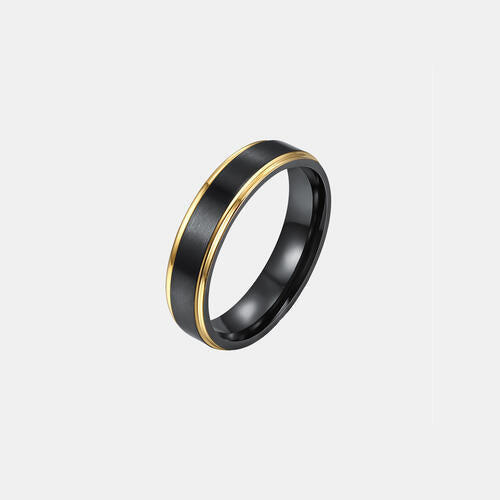 Contrast Titanium Steel Ring