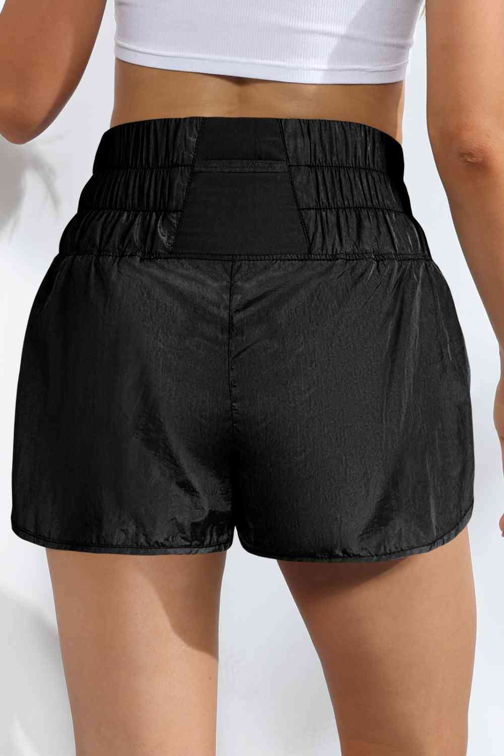 Breathable Smocked Sports Shorts