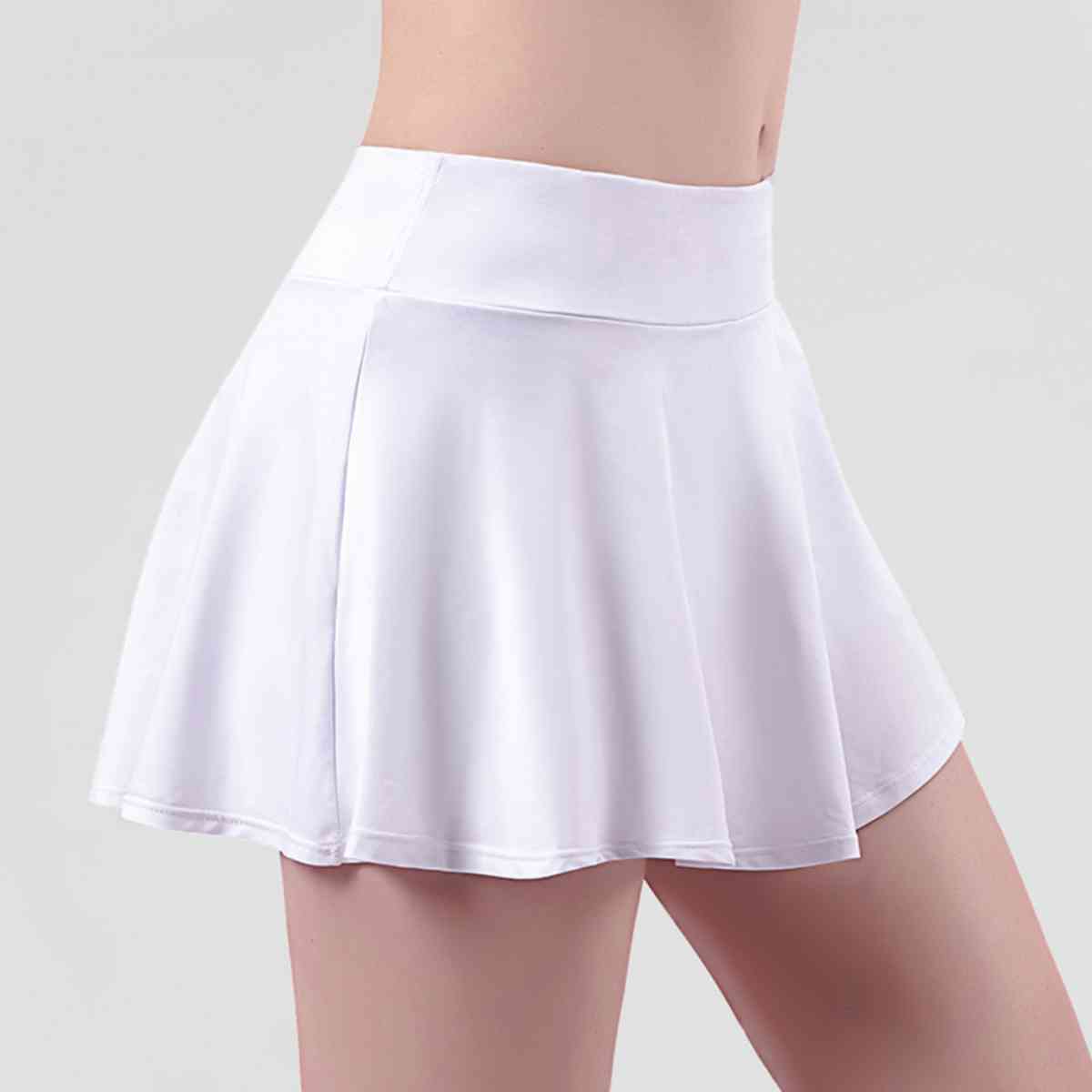 Wide Waistband Sports Skort