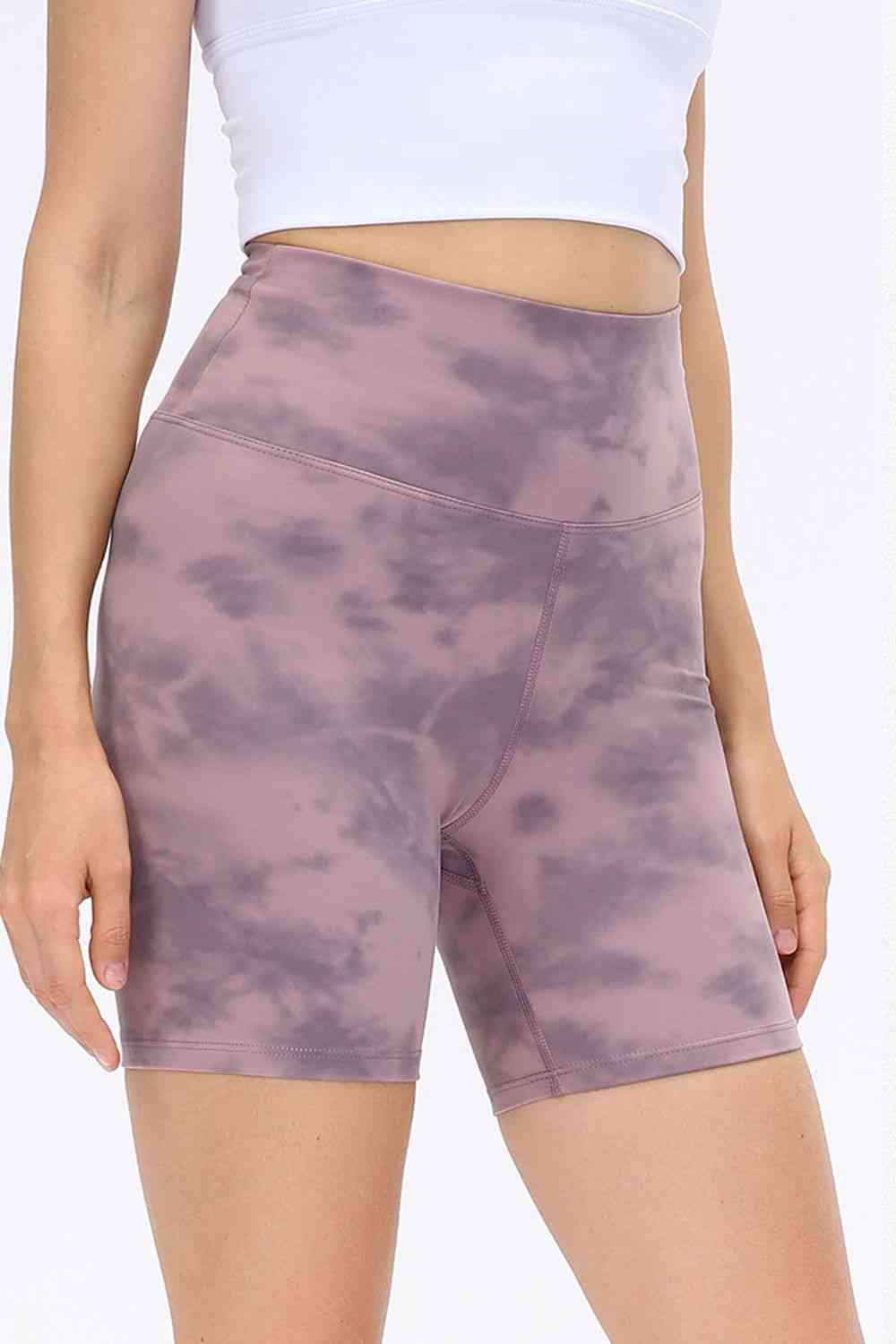 Wide Waistband Sports Shorts